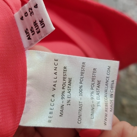 Rebecca Vallance Halter Dress 4 NWOT  Peach lined No Bow - Picture 6 of 8